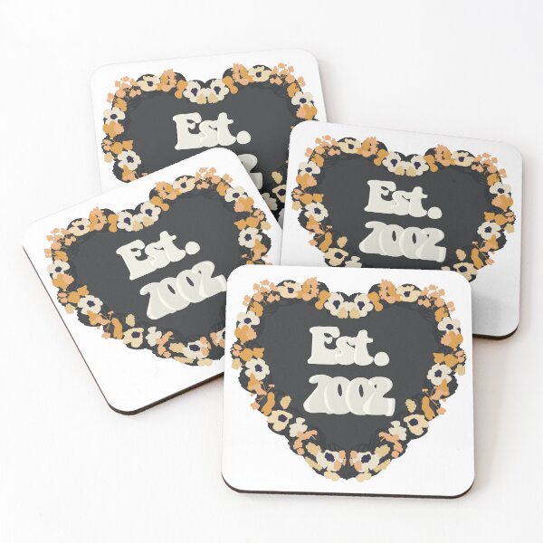 Item preview, Est. 2002 Love Heart Birthday Cake designed and sold by FreeOrca.