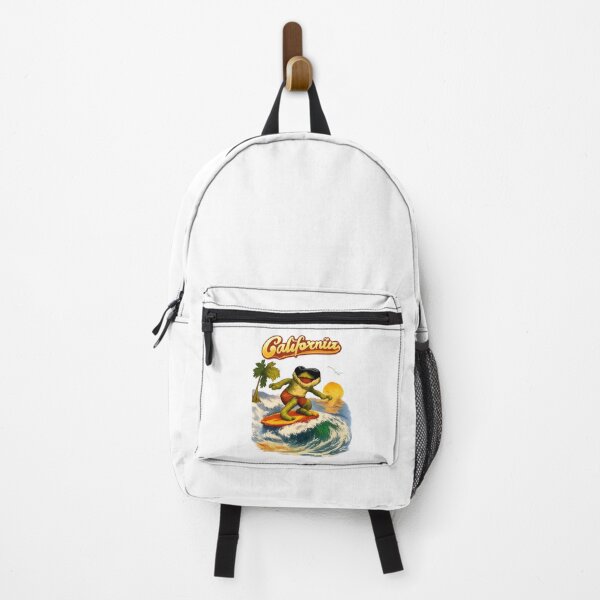 Item preview, Surfer frog in Californian waves designed and sold by Taoufik79-shop.