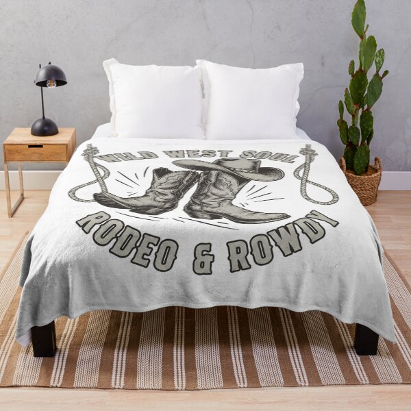 Item preview, Vintage Cowboy Aesthetic Western Boots and Hat Illustration designed and sold by RectifyFashions.