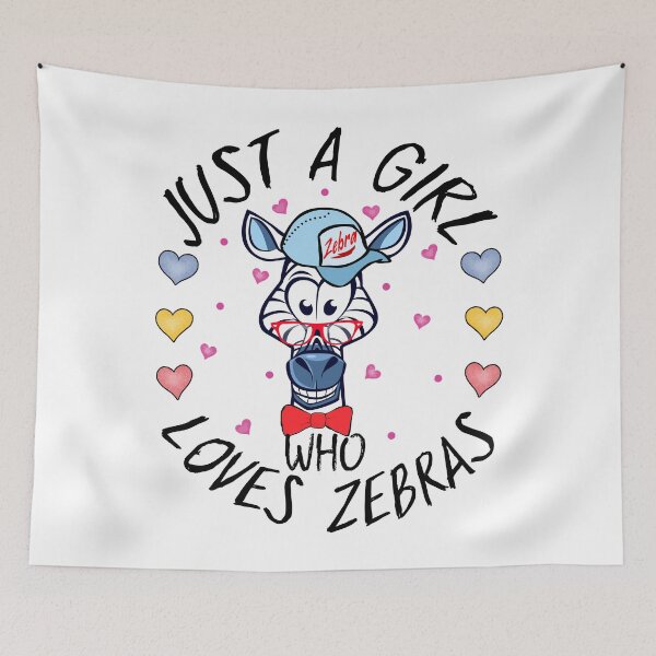 Item preview, Just A Girl Who Loves Zebras , Cool Design designed and sold by MoSaid.