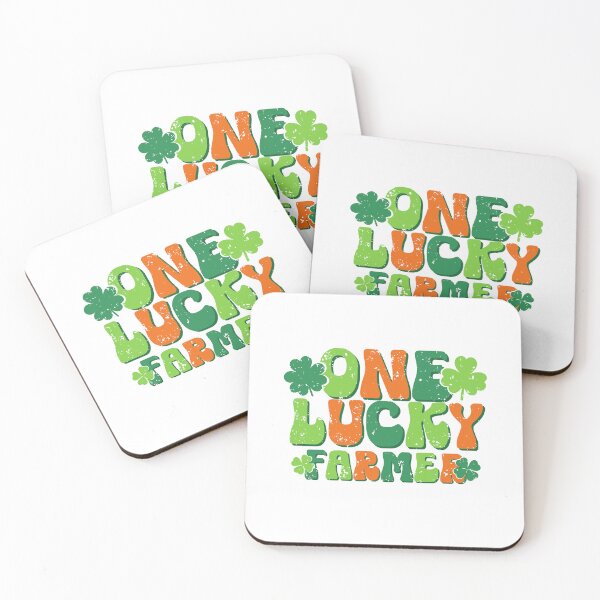 Item preview, One Lucky Farmer - Retro St. Patrick’s Day  designed and sold by stylishdzign.