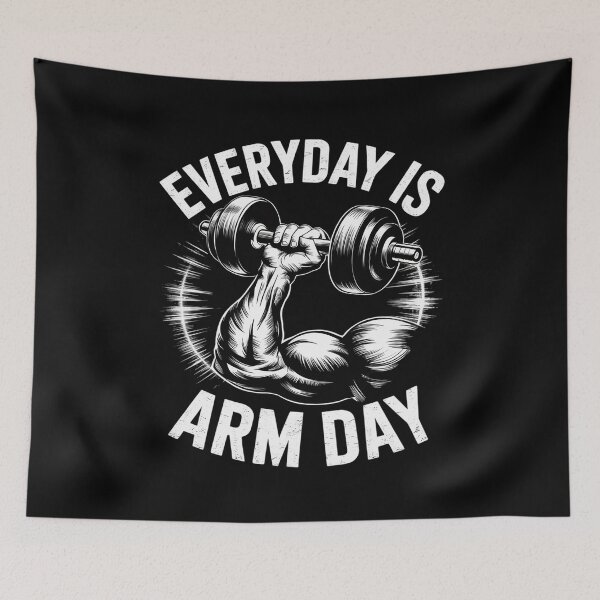 Item preview, Everyday Is Arm Day Weightlifting Fitness 9  designed and sold by MarryIsMonth.