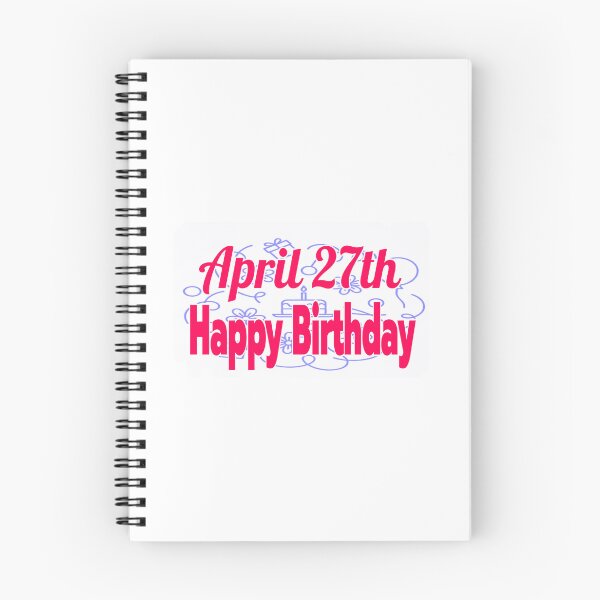 Artikelvorschau, Geburtstag 27. April entworfen und verkauft von Sujinthaiart.