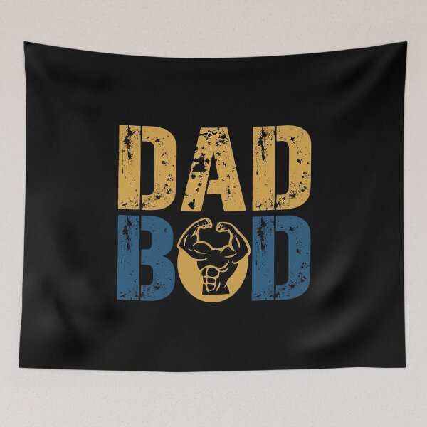Item preview, Fathers Day Dad Bod Bodybuilding Fitness Gym Workout Muscles  designed and sold by MythWoot.