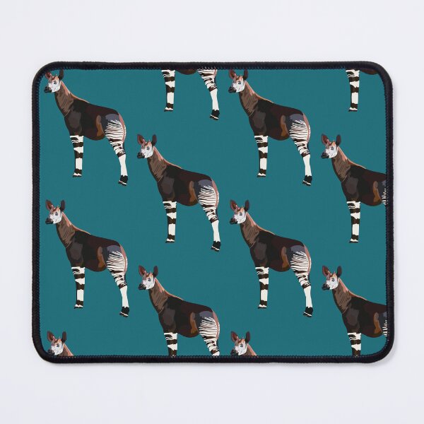 Item preview, O is for Okapi,Okapi Illustration – Unique Wildlife Art for Nature and Animal Lovers designed and sold by PrettylittlepastelUk.