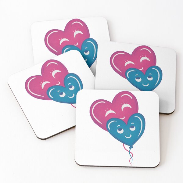 Item preview, Kawaii Love Heart Balloons designed and sold by mimi-taya.