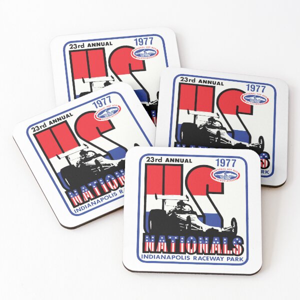 Item preview, 1977 23rd Annual US Nationals drag racing championships designed and sold by retropetrol.