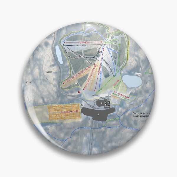 Item preview, Detroit Mountain Resort Trail Map designed and sold by Mapsynergy.
