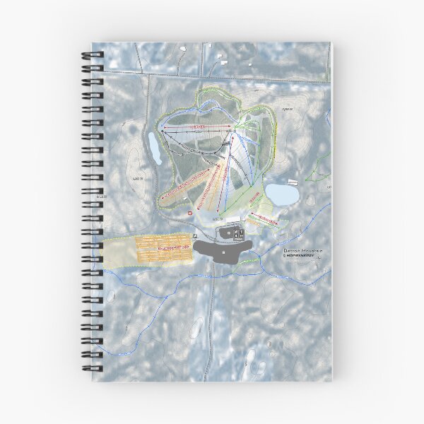 Item preview, Detroit Mountain Resort Trail Map designed and sold by Mapsynergy.