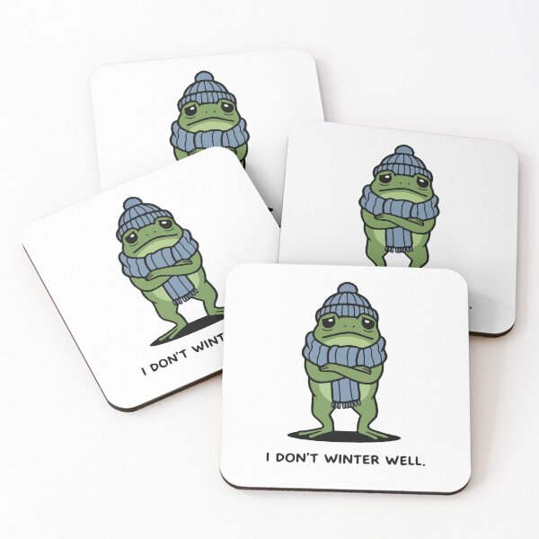 Item preview, Cute Frog Hating the Cold designed and sold by Floomart.