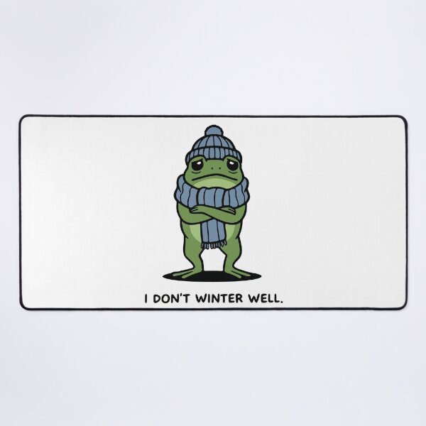 Item preview, Cute Frog Hating the Cold designed and sold by Floomart.
