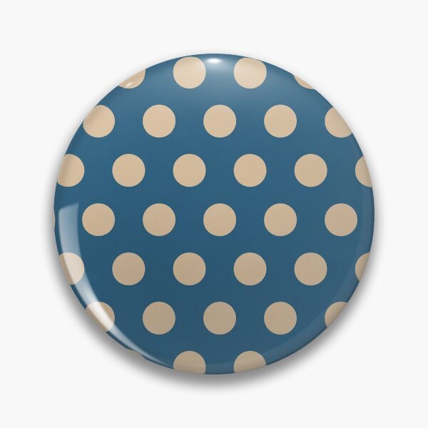 Item preview, Classic Teal Blue Beige Polka Dots designed and sold by Ed & Harmony.