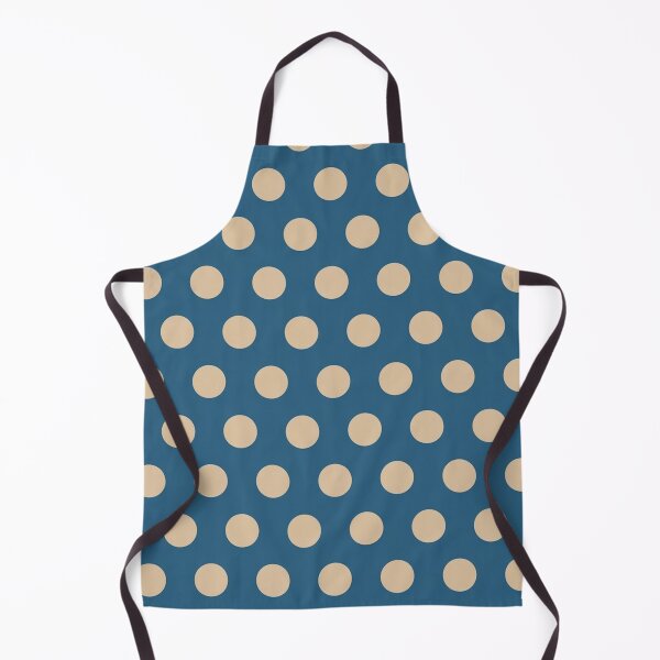 Item preview, Classic Teal Blue Beige Polka Dots designed and sold by Ed & Harmony.