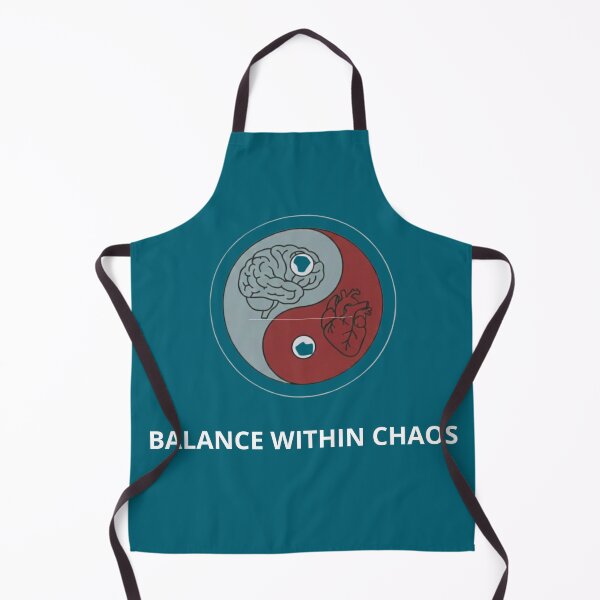Item preview, Balance Within Chaos – Yin Yang, Brain & Heart Peace Design designed and sold by saritta93.