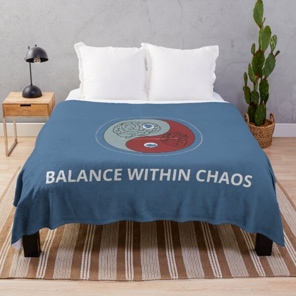 Item preview, Balance Within Chaos – Yin Yang, Brain & Heart Peace Design designed and sold by saritta93.