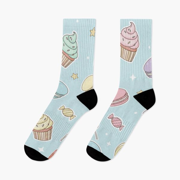 Item preview, Aesthetic Fairy Kei Dessert Illustration with Stars designed and sold by Mizzey Meerkat.