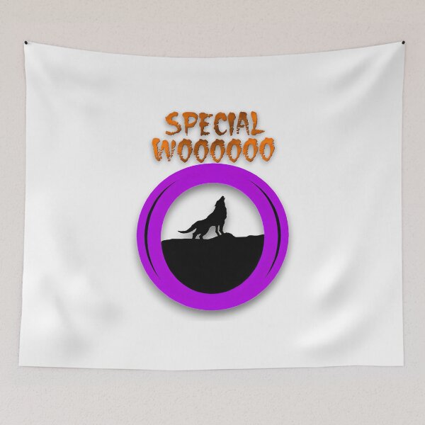 Item preview, WOOOO OF THE WOLF IS SPECIAL designed and sold by blacK1982White.