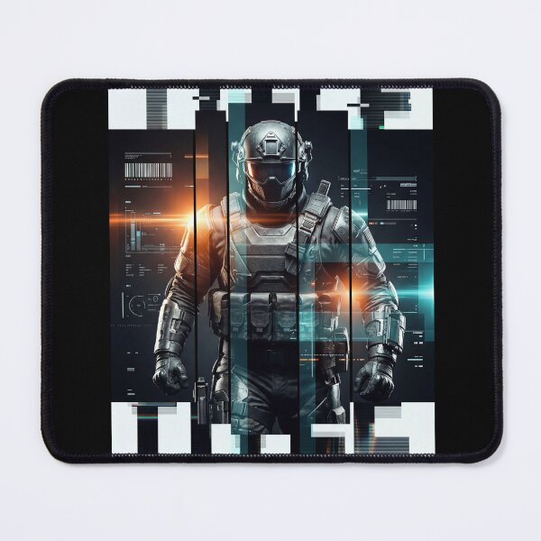 Item preview, Call of Duty Black Ops Inspired Tactical Soldier Poster Art designed and sold by AbstractAuraArt.
