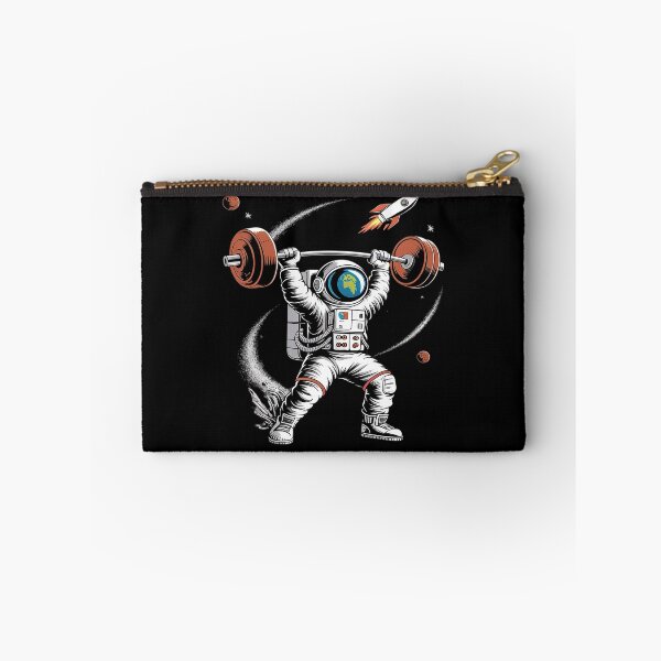 Item preview, Astronaut Space Weightlifting Fitness Gym Workout Men  designed and sold by MarryIsMonth.
