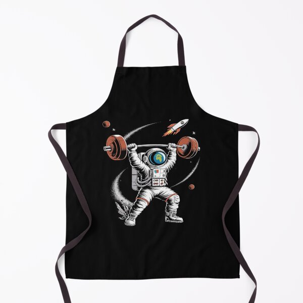 Item preview, Astronaut Space Weightlifting Fitness Gym Workout Men designed and sold by MarryIsMonth.