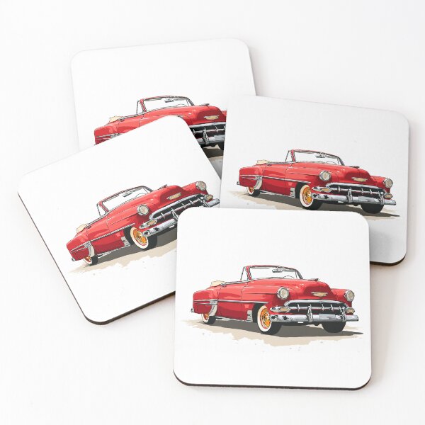 Item preview, Classic Red Convertible | Retro Vintage Car Art designed and sold by DConcept.