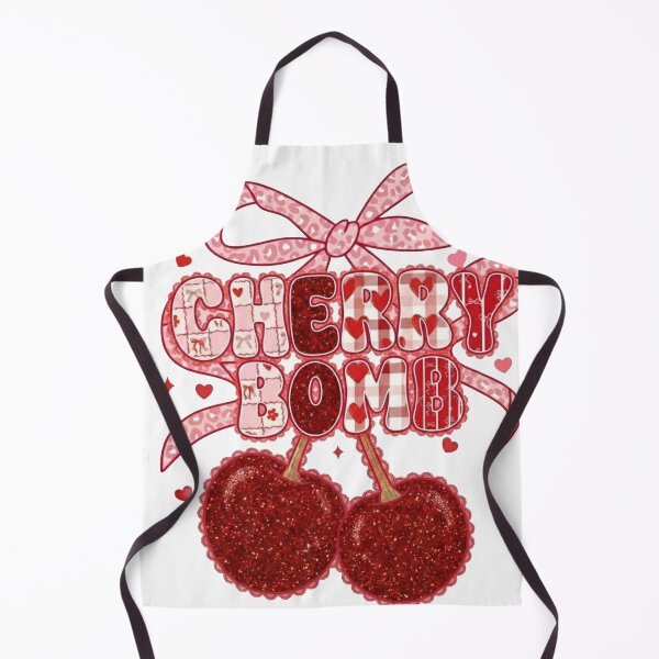 Item preview, Cherry Bomb Valentine Glitter Bow Design designed and sold by vividdigits.