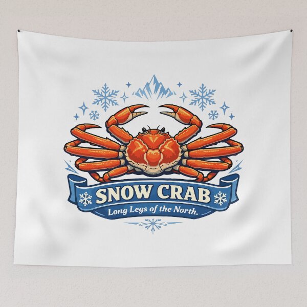 Item preview, Snow Crab Long Legs of the North designed and sold by WildlifeInc.