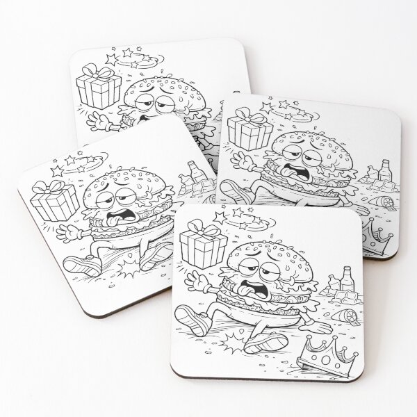 Item preview, Burger Hangover Birthday designed and sold by ComedyInkFactor.