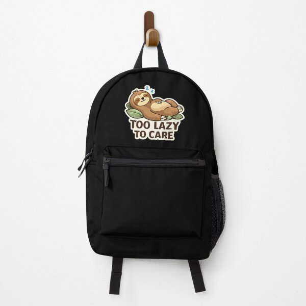 Item preview, Too Lazy to Care Sloth – Funny Chill Quote Art designed and sold by ArtVoyageShop.