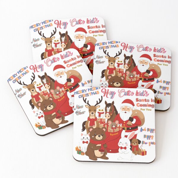 Item preview, Santa is Coming For You - Magical Christmas Forest Friends designed and sold by RajaArtDesign.
