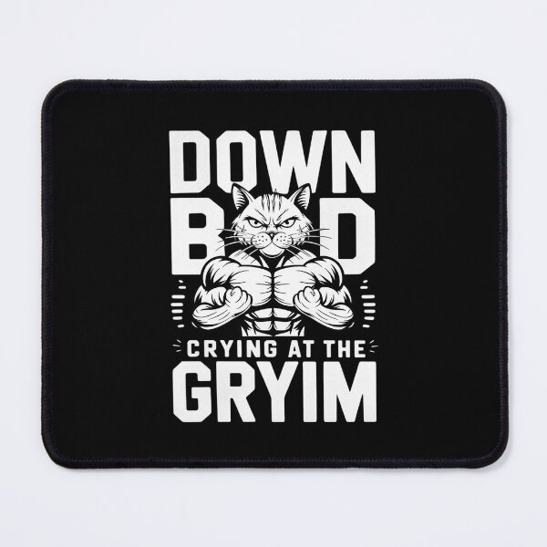 Item preview, Cat Down Bad Crying At The Gym Father's day designed and sold by MythWoot.