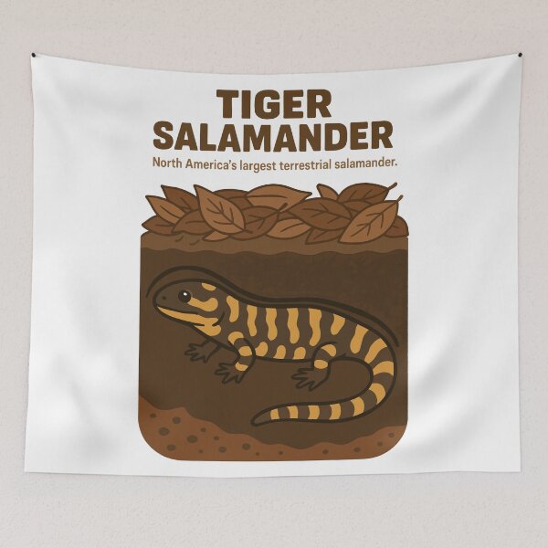 Item preview, Tiger Salamander Underground Forest Dweller designed and sold by WildlifeInc.