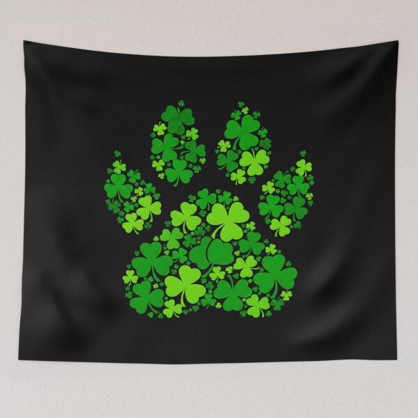 Item preview, Dog Paw Print Shamrock Puppy St Patricks Day Men Women Kids designed and sold by clothesy7.