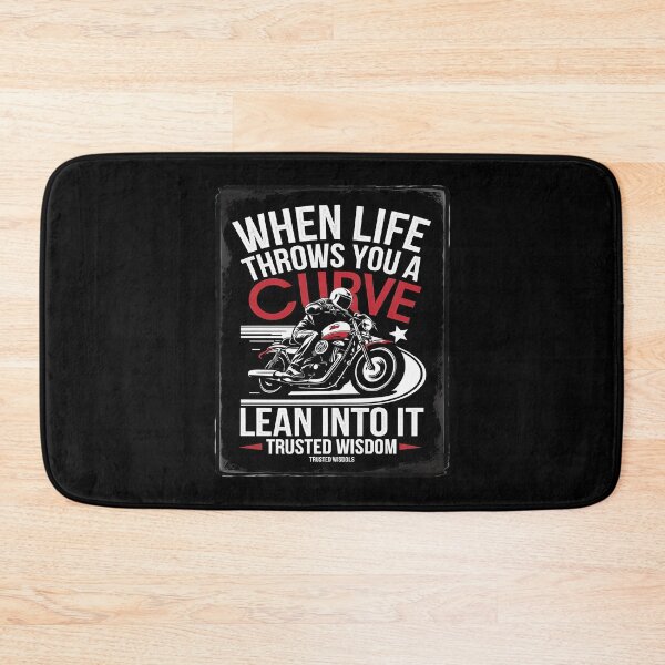 Item preview, When Life Throws You A Curve Lean Into It Biker  designed and sold by PowAcademy.