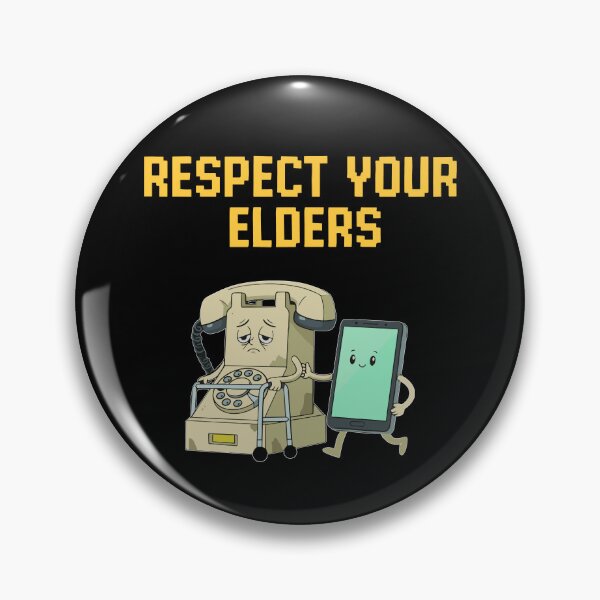 Item preview, Respect Your Elders Retro Phone Funny Cell Phone Smartphone 80s designed and sold by Artifyo.