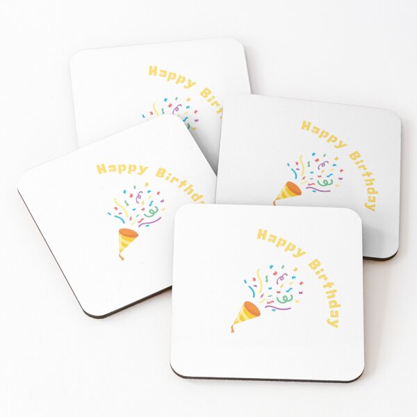Item preview, Happy Birthday Party Popper Sticker designed and sold by goluz.