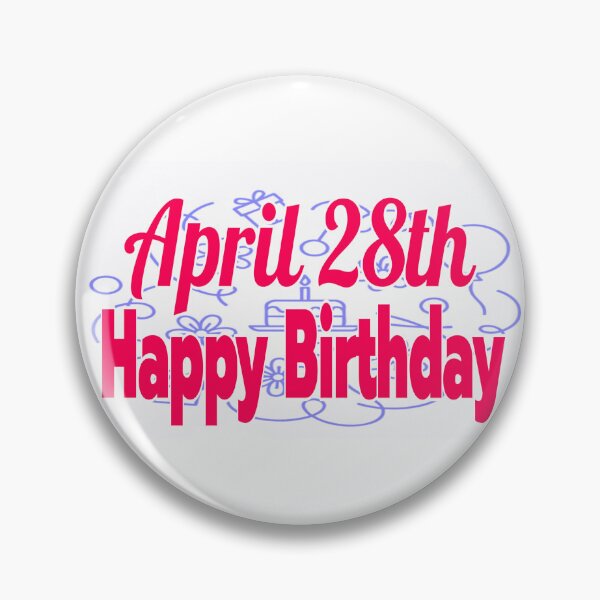 Item preview, Birthday April 28th designed and sold by Sujinthaiart.