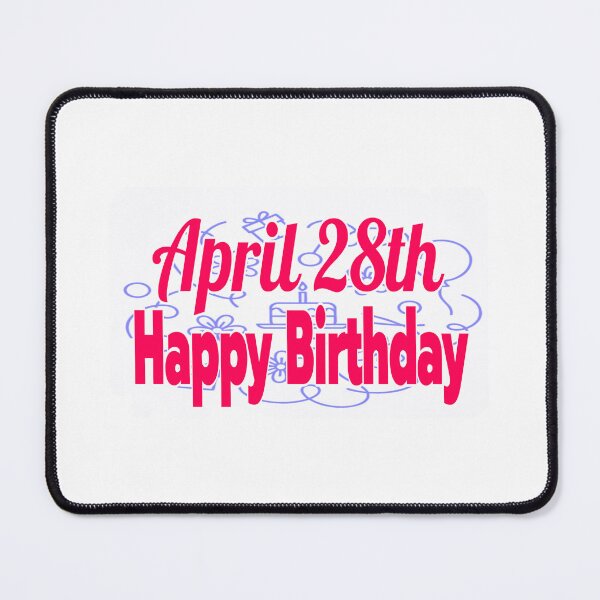 Item preview, Birthday April 28th designed and sold by Sujinthaiart.