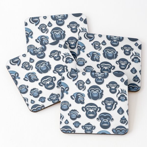 Item preview, Monkey Mood Pattern designed and sold by hallwell.