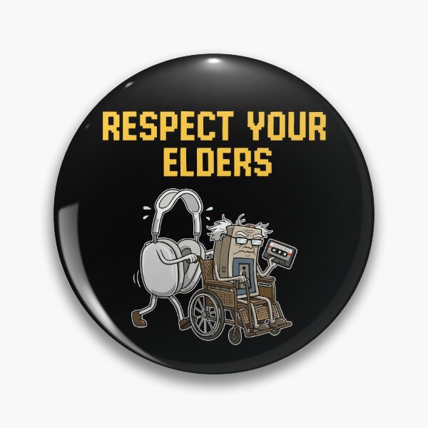 Item preview, Respect Your Elders Retro Music Funny Music Lover Headphone 80s designed and sold by Artifyo.