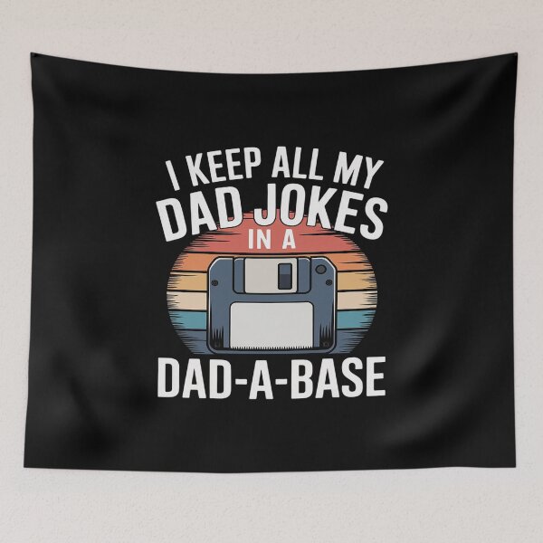 Item preview, dad jokes in dad-a-base for father's day  designed and sold by MythWoot.