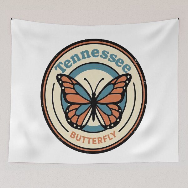 Item preview, Dollywood Butterfly Retro | Vintage Tennessee Travel Nature Art designed and sold by Globalcitytees.