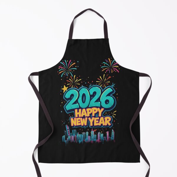 Item preview, Happy New Year 2026 Graffiti City Skyline T-Shirts designed and sold by Kikaytv.com.
