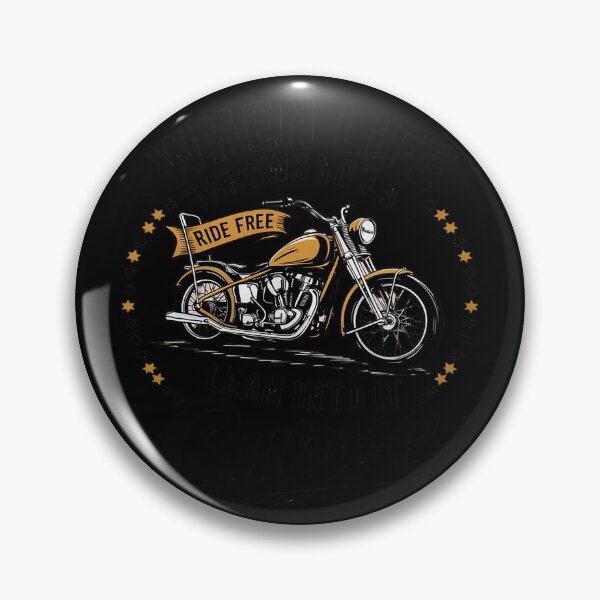 Item preview, When Life Throws You A Curve Lean Into It Motorcycle Biker4  designed and sold by PowAcademy.