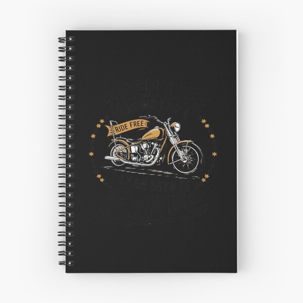 Item preview, When Life Throws You A Curve Lean Into It Motorcycle Biker4  designed and sold by PowAcademy.