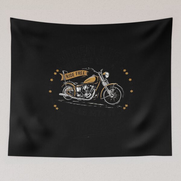Item preview, When Life Throws You A Curve Lean Into It Motorcycle Biker4  designed and sold by PowAcademy.