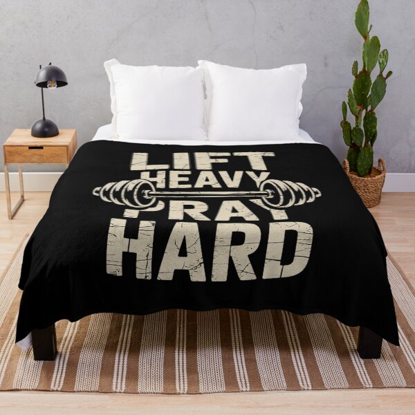 Item preview, Lift Heavy Pray Hard Gym Christian For Men Women designed and sold by CombatTask.