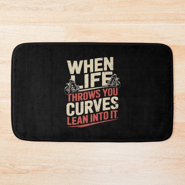 Item preview, When Life Throws You Curves Lean Biker  designed and sold by PowAcademy.