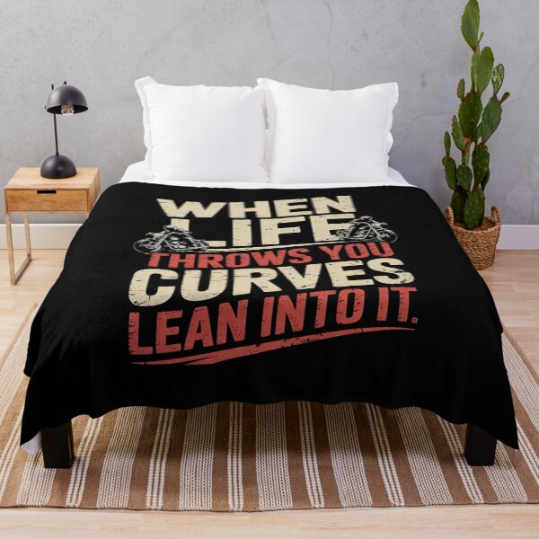 Item preview, When Life Throws You Curves Lean Biker  designed and sold by PowAcademy.