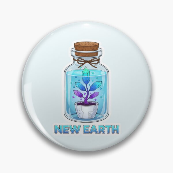 Item preview, New Earth: Digital Cottagecore Crystal Plant Terrarium designed and sold by GingyB.